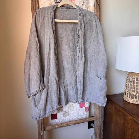 Viola Borghi Linen Jacket/Blazer - Picture 2 of 8